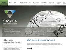 Tablet Screenshot of cassiacm.com